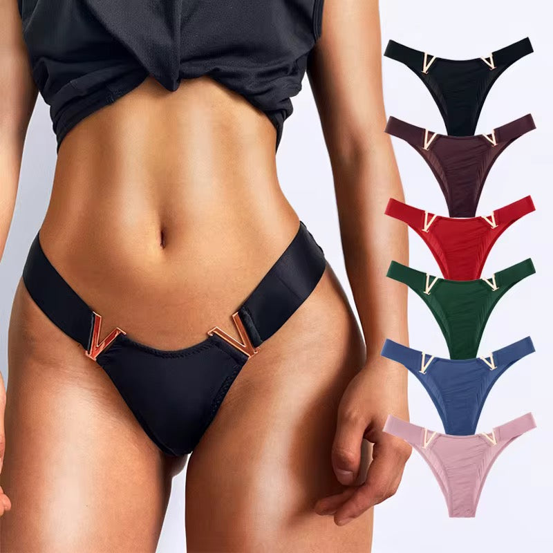 V metallic panty/000 | Intimate Lace Lingerie V metallic panty/000 | Intimate Lace Lingerie